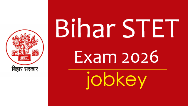 Bihar STET Online Form 2026-jobkey